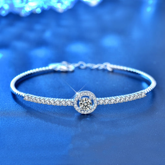 Elegant Moissanite Bracelet