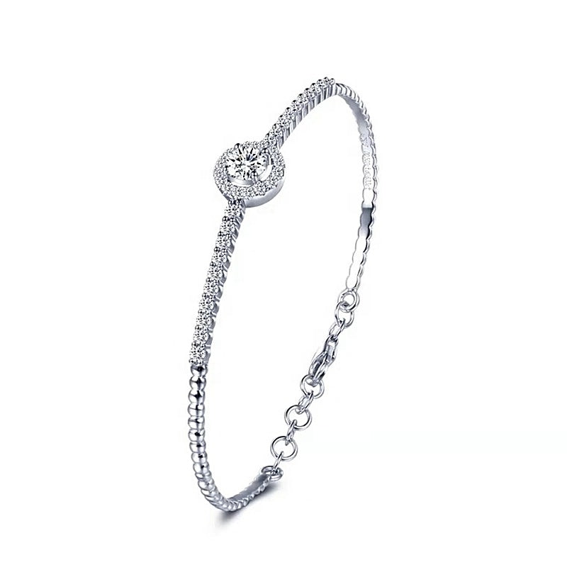 Elegant Moissanite Bracelet