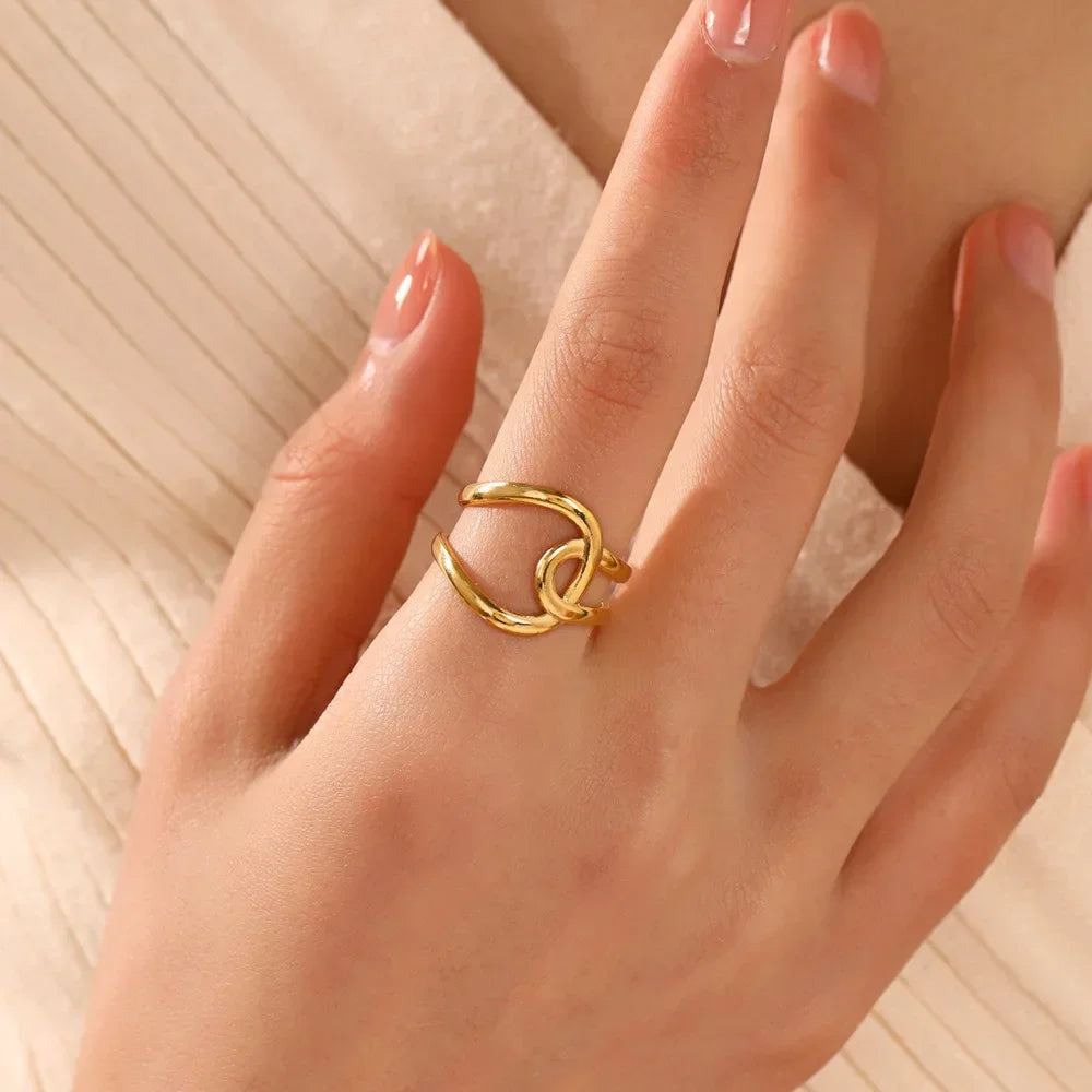 Gold Color Stainless Steel Rings