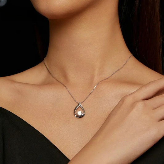 Moissanite Water Drop Necklace