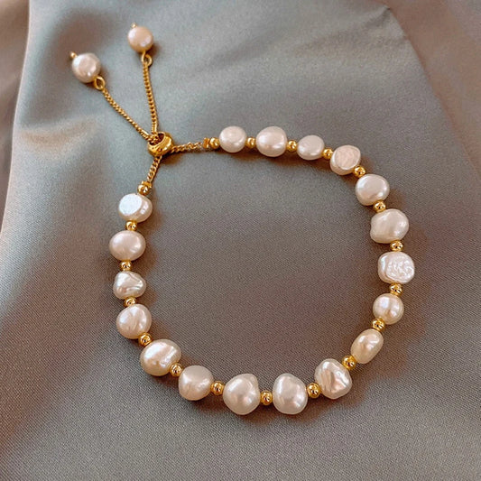 Baroque Natural Pearl Bracelet