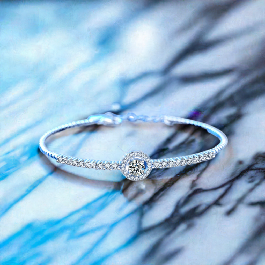 Elegant Moissanite Bracelet